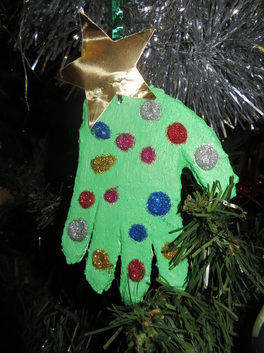 Salt dough Christmas Tree ornament